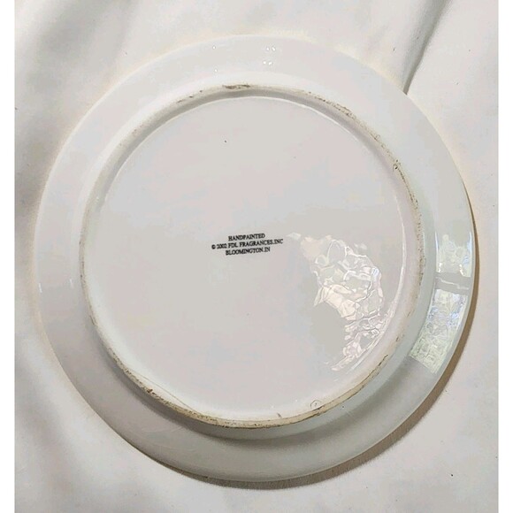 FDL Fragrances Pansy Mini Plate • Floral Trinket Dish • Decorative Collectible - Picture 3 of 5